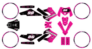 Kit déco Derbi Senda Victoria Bull 50cc 2003-2010 Fasthouse | autocollants moto | personnalisation 50cc | armysctv