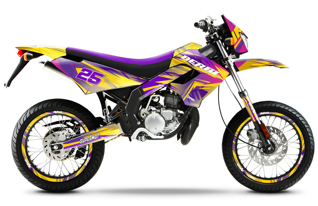 Kit déco 50cc Derbi Senda Victoria Bull - Tun'r 2003-2010 Flamer