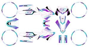 Kit déco 50cc Derbi Senda Victoria Bull 50cc 2003-2010 Lys | autocollants moto | personnalisation 50cc | armysctv