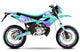 Kit déco 50cc Derbi Senda Victoria Bull 50cc 2003-2010 MX Sky | autocollants moto | personnalisation 50cc | armysctv