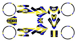 Kit déco 50cc Derbi Senda Victoria Bull 50cc 2003-2010 Stream | autocollants moto | personnalisation 50cc | armysctv