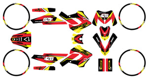 Kit déco 50cc Derbi Senda Victoria Bull 50cc 2003-2010 Stream | autocollants moto | personnalisation 50cc | armysctv