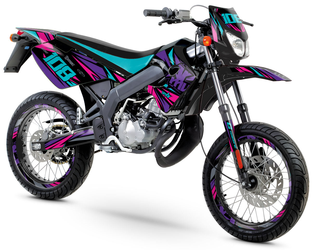 50cc Graphic decals Derbi Senda X-race/X-treme Electrify – Modern Shine ...
