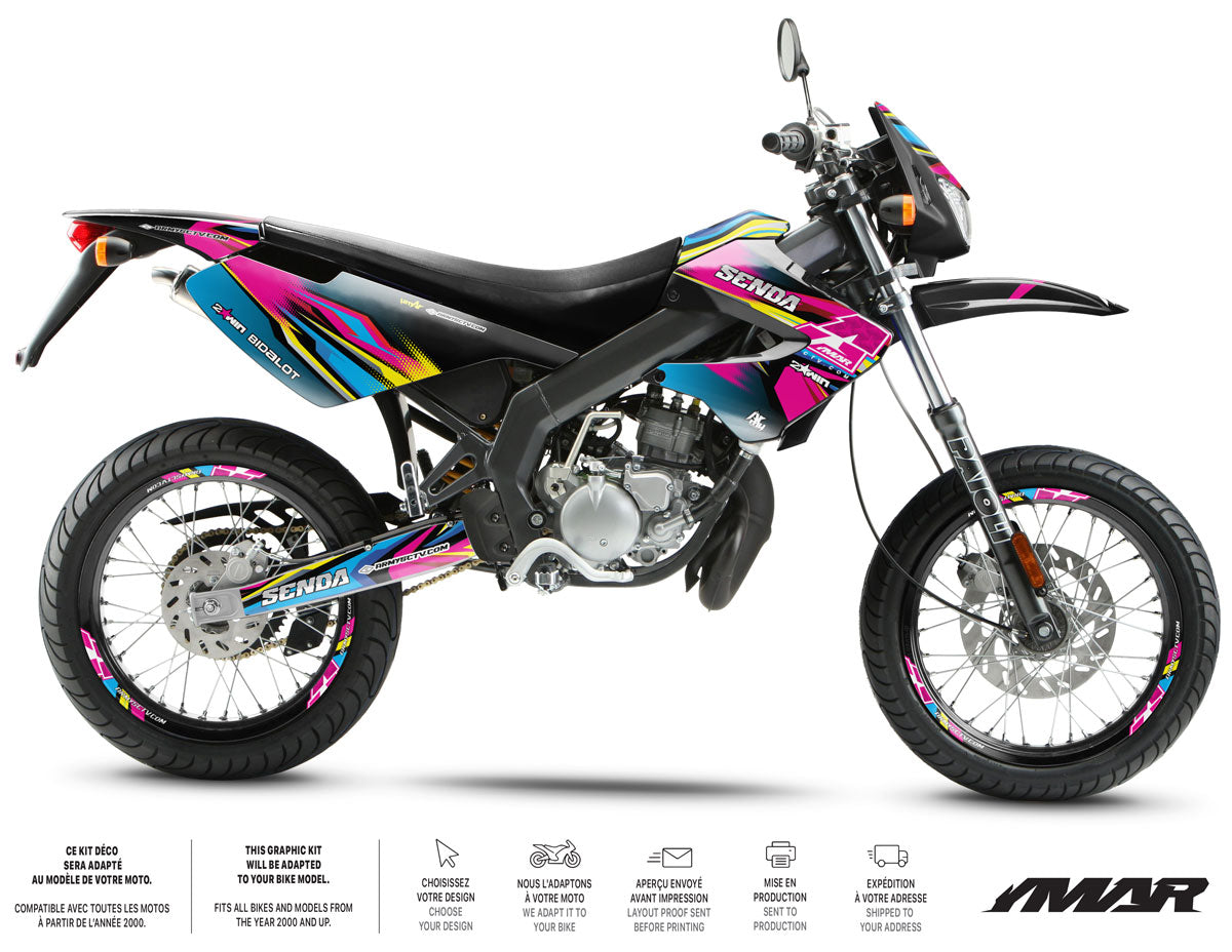 Kit déco 50cc Derbi Senda xtreme 2006-2010 Army CMYK