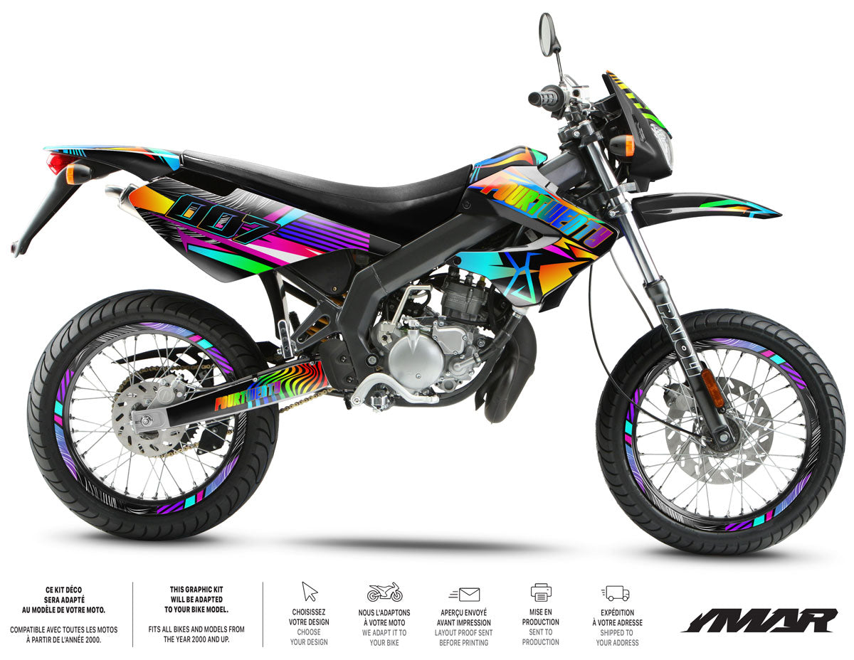 Kit déco 50cc Derbi Senda xtreme 2006-2010 Fourtwenty