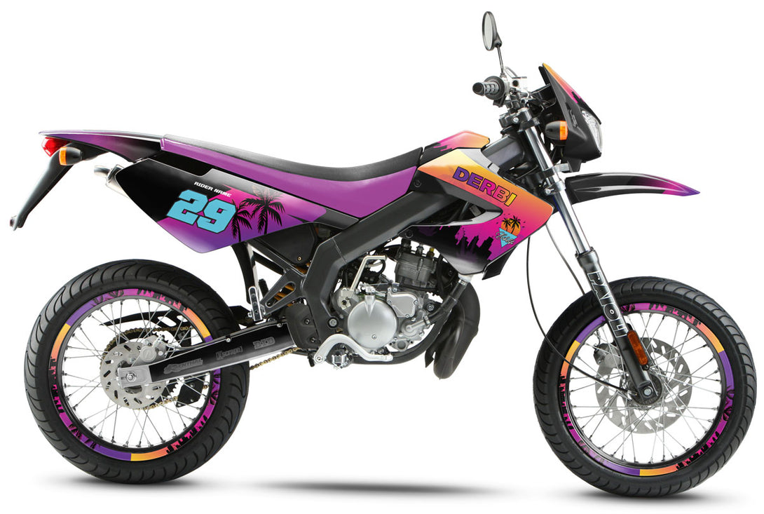 Kit déco 50cc Derbi Senda xtreme 2006-2010 Miami