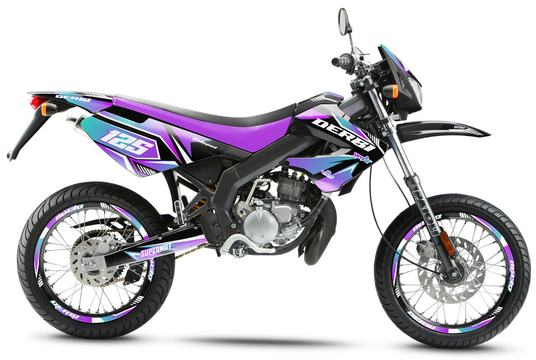 Kit déco 50cc Derbi Senda xtreme 2006-2010 Mx Sky