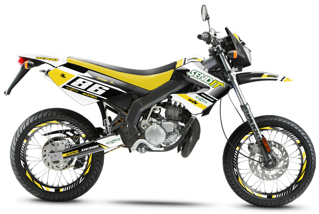 Kit déco 50cc Derbi Senda xtreme 2006-2010 Send it !