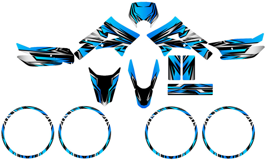 Kit déco 50cc Derbi Senda xtreme 2011-2017 All Inn