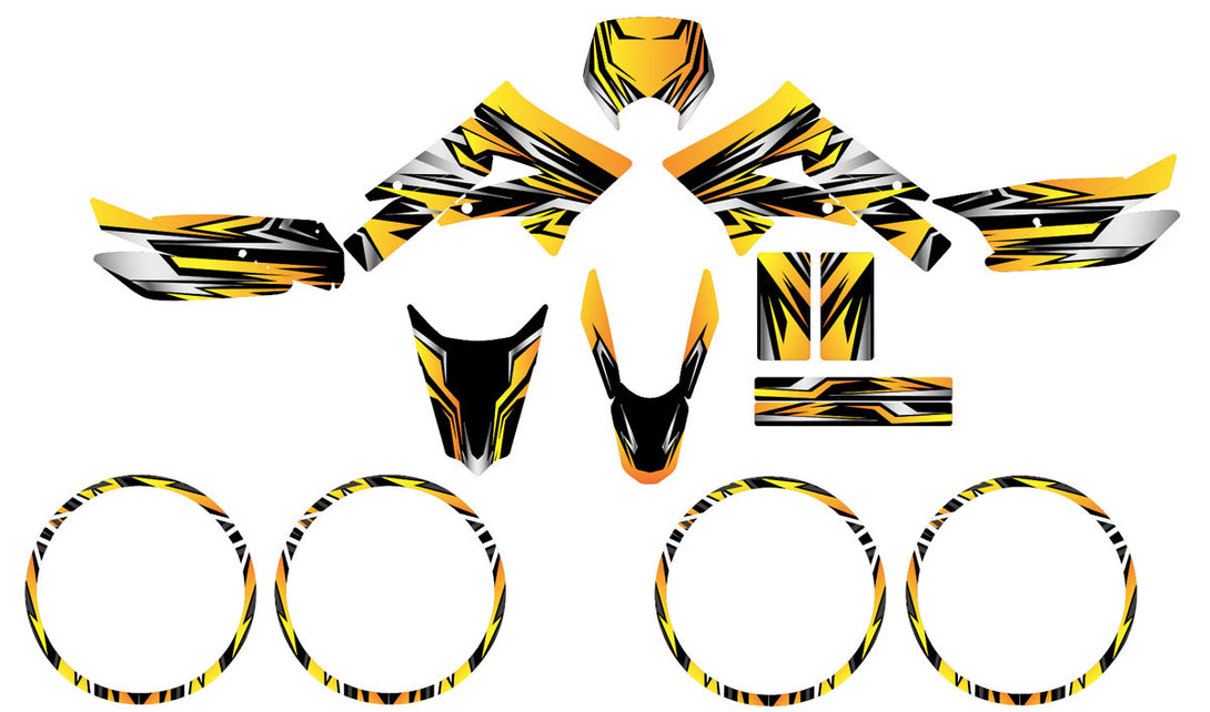 Kit déco 50cc Derbi Senda xtreme 2011-2017 All Inn