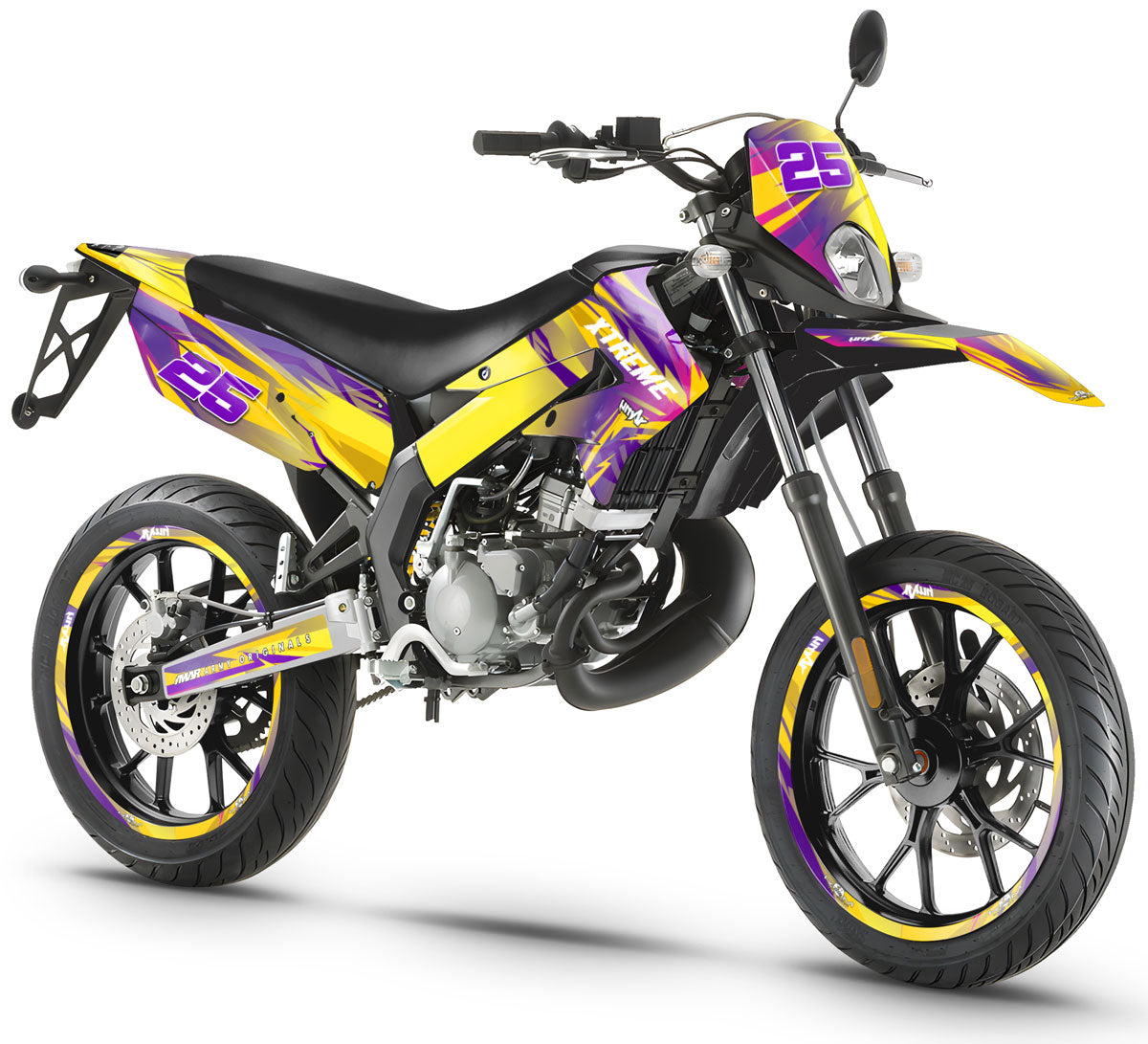 Kit pegatinas 50cc Derbi Senda xtreme 2011-2017 Flamer