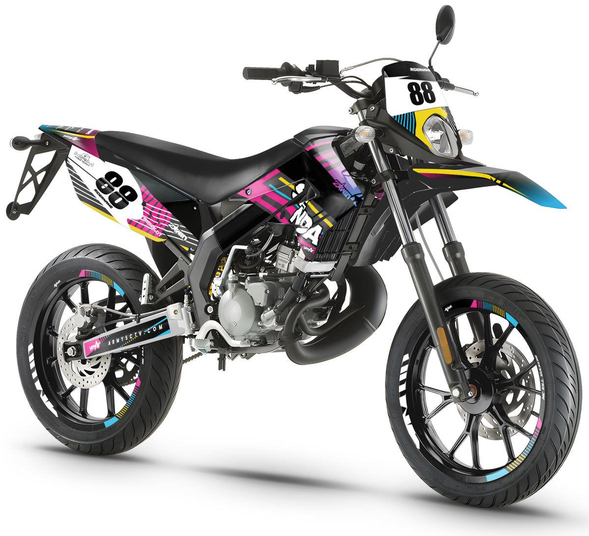 Kit pegatinas 50cc Derbi Senda xtreme 2011-2017 Army Haze