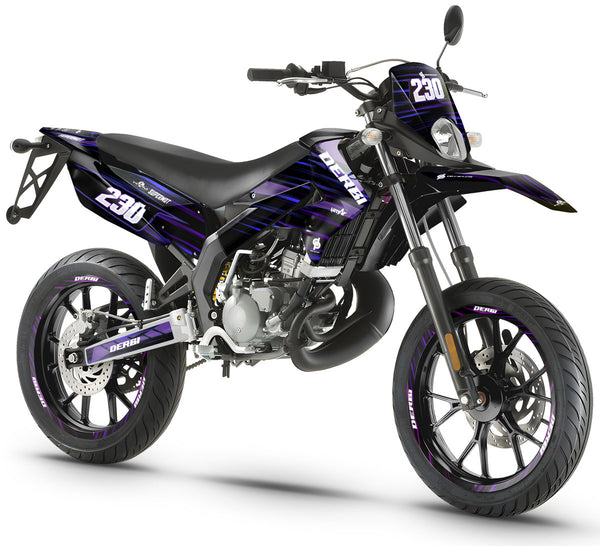 Dekalsett 50cc Derbi Senda xtreme 2011-2017 gull og platina