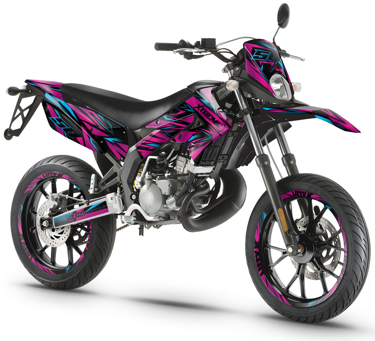Deko-sett 50cc Derbi Senda xtreme 2011-2017 Metalstyle