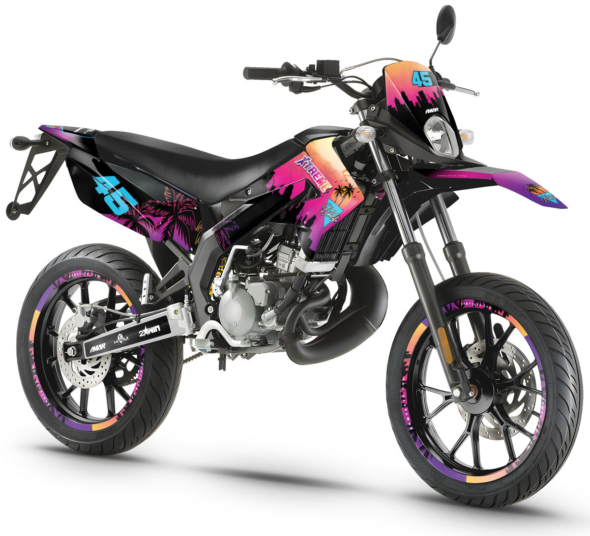 Kit pegatinas 50cc Derbi Senda xtreme 2011-2017 Miami