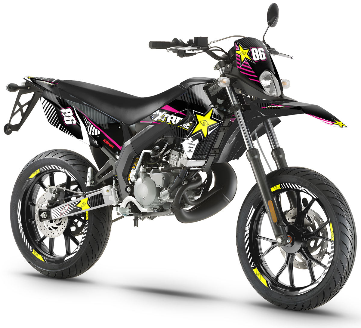 Kit pegatinas 50cc Derbi Senda xtreme 2011-2017 Rockstar
