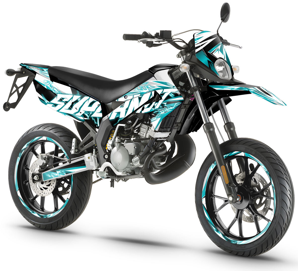 Kit déco Derbi Senda xtreme 50cc 2011-2017 Shaker | autocollants moto | personnalisation 50cc | armysctv