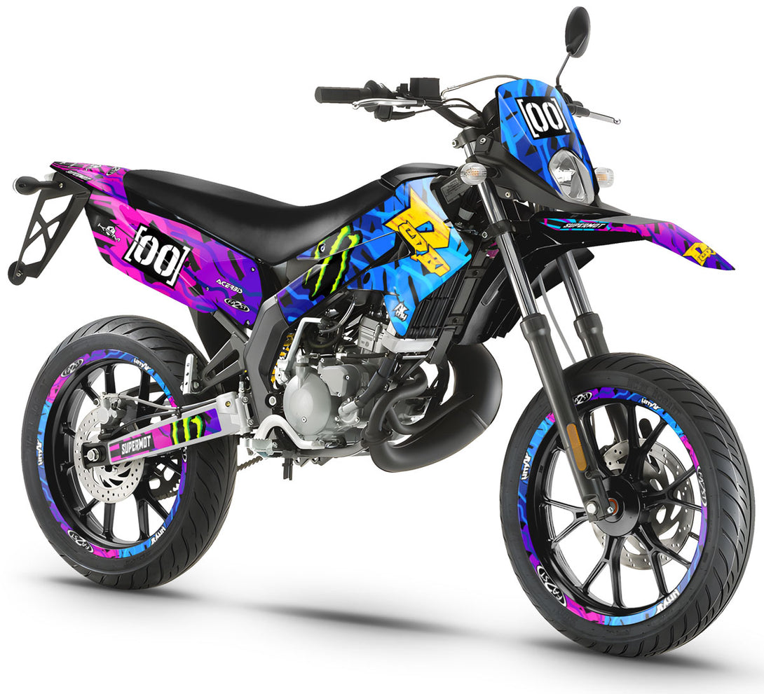 Kit déco 50cc Derbi Senda xtreme 2011-2017 Sparkler