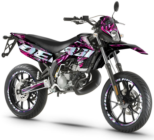 Dekalsett Derbi Senda xtreme 50cc SM 2011-2017 Wheelyz