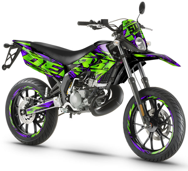 Dekalsett Derbi Senda xtreme 50cc SM 2011-2017 Zontix