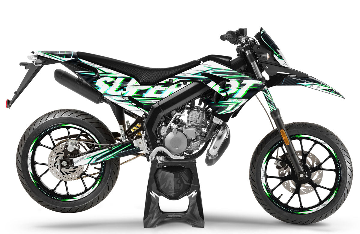 Kit déco Derbi Senda X-Treme 50cc Mr Anderson – Personnalisation moto