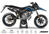 Kit de autocolantes 50cc Derbi Senda xtreme 2018-2025 Madness
