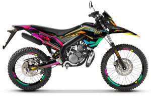 Kit déco Derbi Senda xtreme R 50cc 2018-2025 Eclipse | autocollants moto | personnalisation 50cc | armysctv