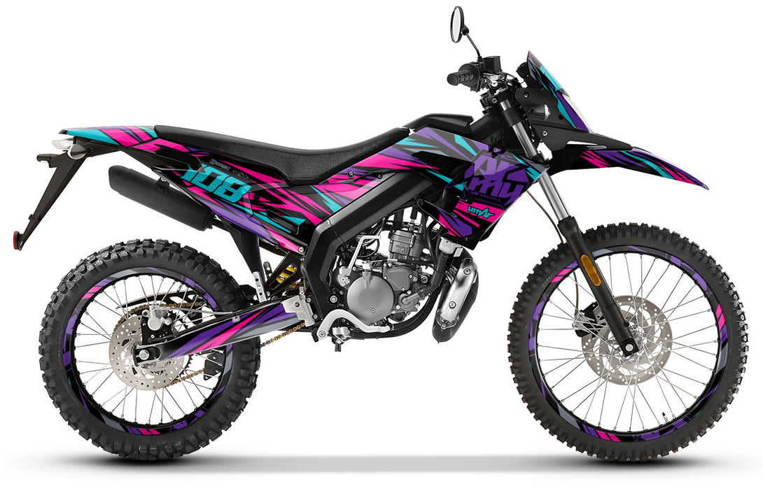 Kit déco 50cc Derbi Senda xtreme R  2018-2025 Electrify