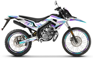 Kit déco Derbi Senda xtreme R 50cc 2018-2025 Lys | autocollants moto | personnalisation 50cc | armysctv