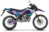 Kit déco Derbi Senda xtreme R 50cc 2018-2025 Ninesky | autocollants moto | personnalisation 50cc | armysctv