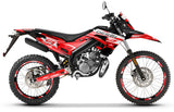 Kit déco Derbi Senda xtreme R 50cc 2018-2025 Ninesky | autocollants moto | personnalisation 50cc | armysctv