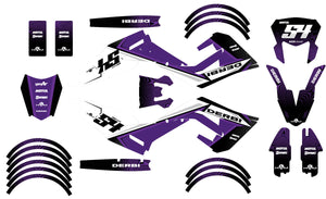 Kit déco Derbi Senda xtreme R 50cc 2018-2025 Orion | autocollants moto | personnalisation 50cc | armysctv