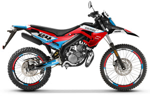 Kit déco Derbi Senda xtreme R 50cc 2018-2025 Solitude | autocollants moto | personnalisation 50cc | armysctv