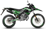 Kit déco Derbi Senda xtreme R 50cc 2018-2025 Yoshi | autocollants moto | personnalisation 50cc | armysctv
