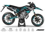 Deko-sett 50cc Derbi Senda xtreme 2018-2025 Army Eyes