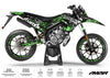 Kit de autocolantes 50cc Derbi Senda Xtreme 2018-2025 Army Eyes