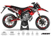 Kit de autocolantes 50cc Derbi Senda Xtreme 2018-2025 Army Eyes
