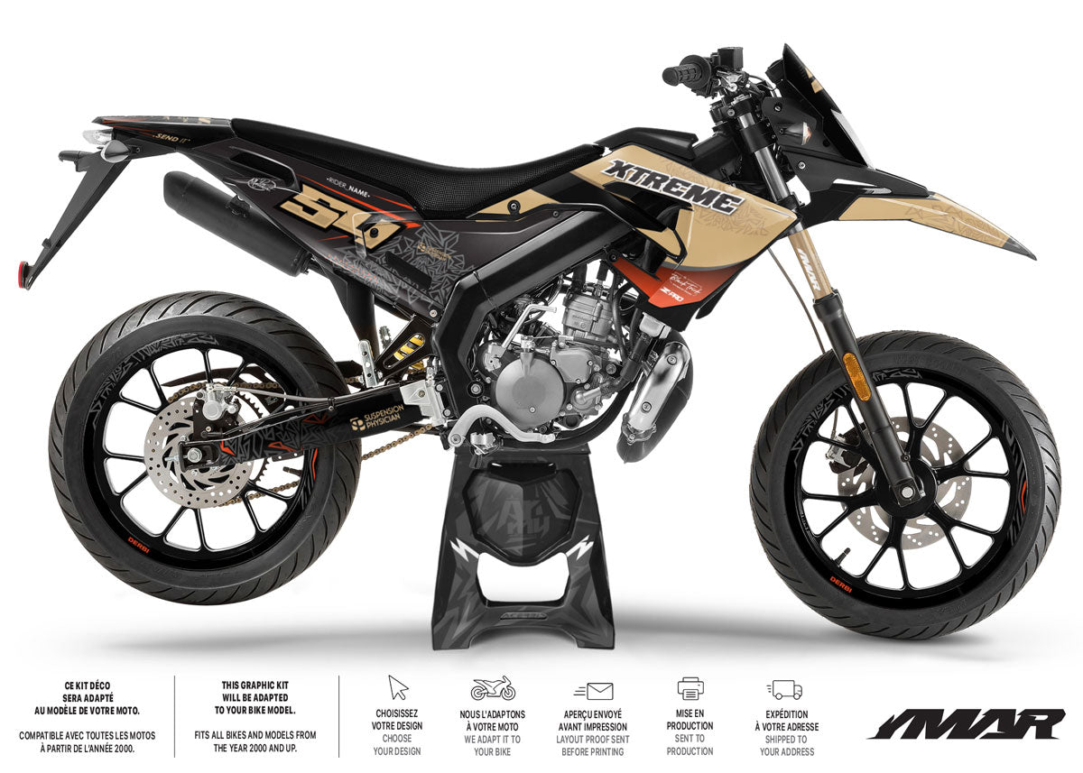 Kit pegatinas 50cc Derbi Senda xtreme 2018-2025 Fatality