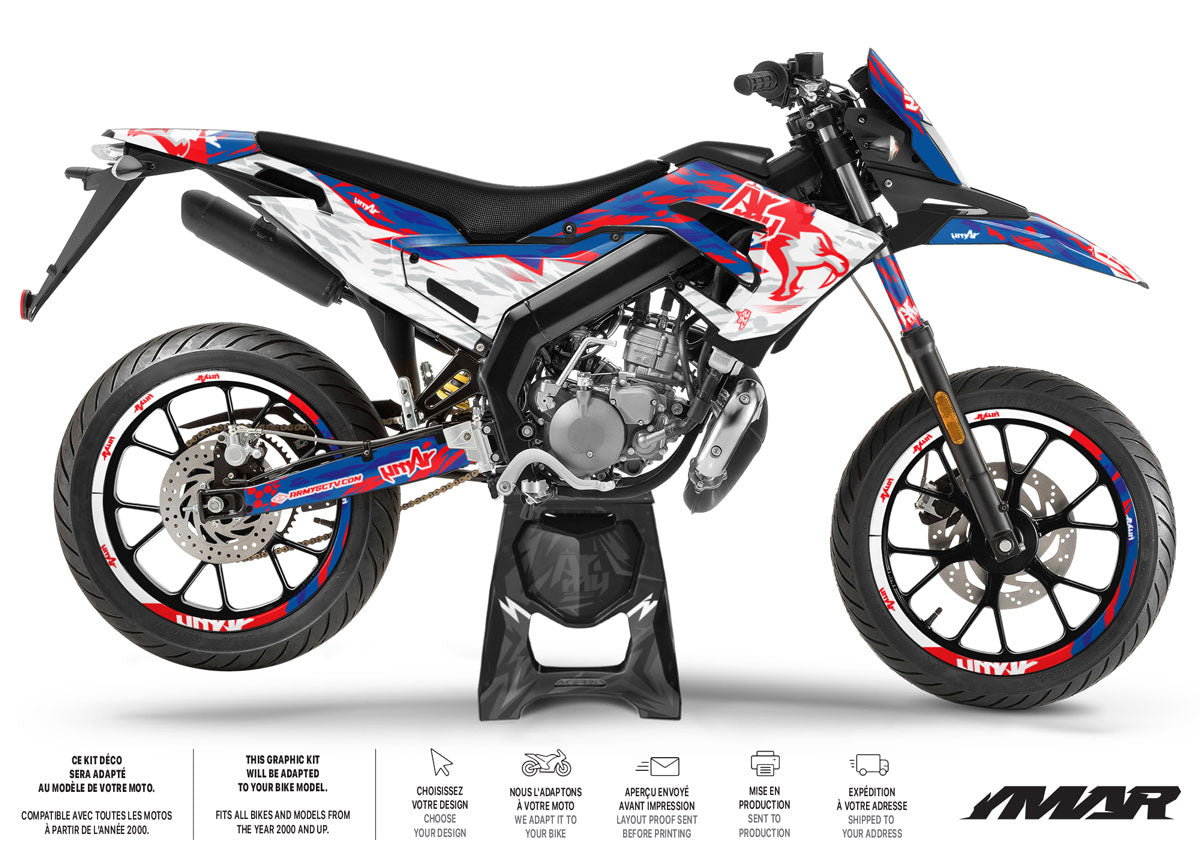 Kit déco 50cc Derbi Senda xtreme 2018-2025 Army Heritage