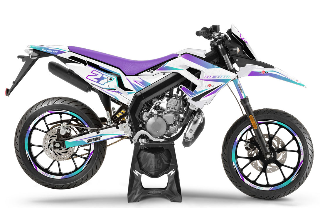 Kit déco 50cc Derbi Senda xtreme SM 2018-2025 Army Lys