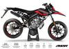Kit de autocolantes 50cc Derbi Senda xtreme 2018-2025 Madness