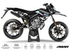 Kit de autocolantes 50cc Derbi Senda xtreme 2018-2025 Madness