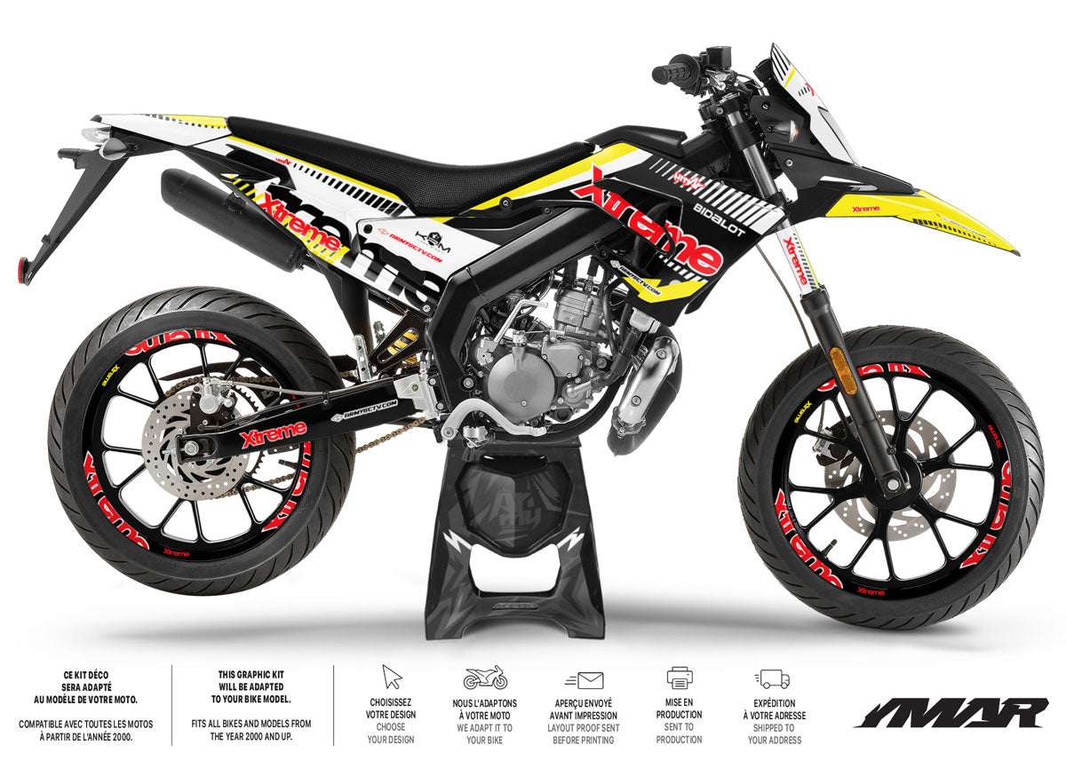 Kit déco 50cc Derbi Senda xtreme 2018-2025 Army Makita