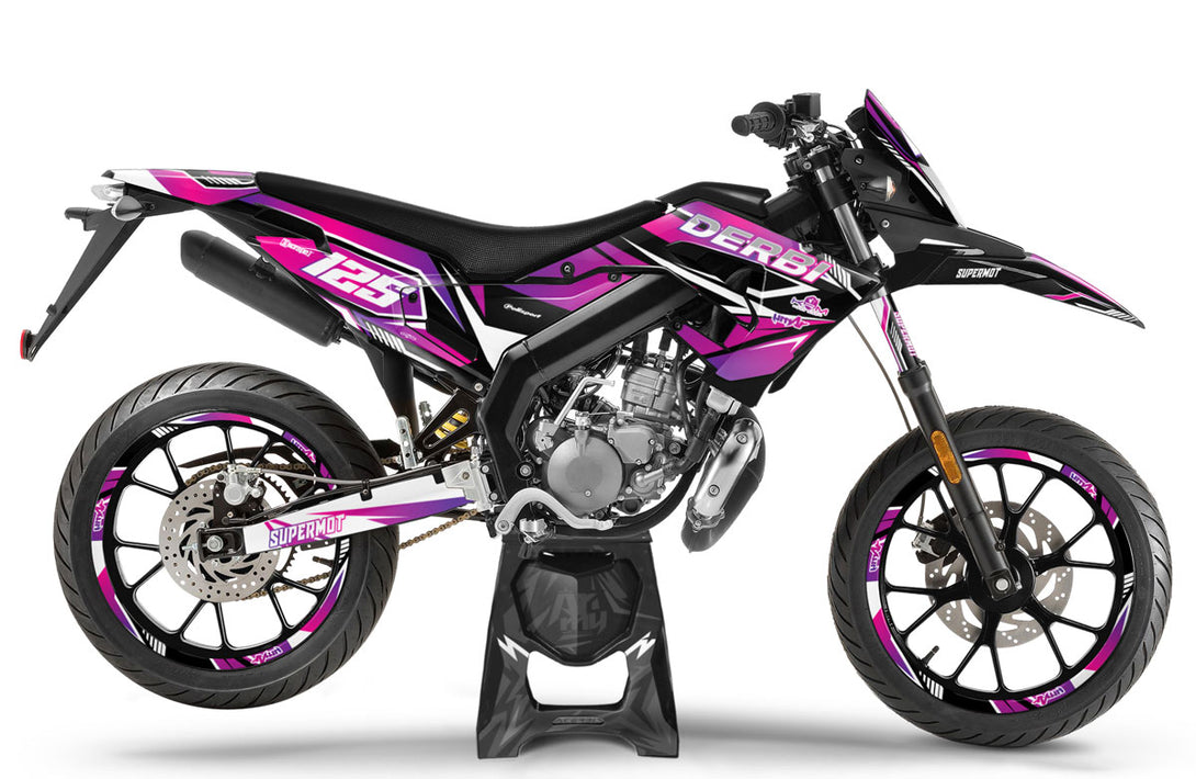 Kit déco 50cc Derbi Senda xtreme SM 2018-2025 Mx Sky