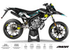 Deko-sett 50cc Derbi Senda x-treme 2018-2025 Rockstar