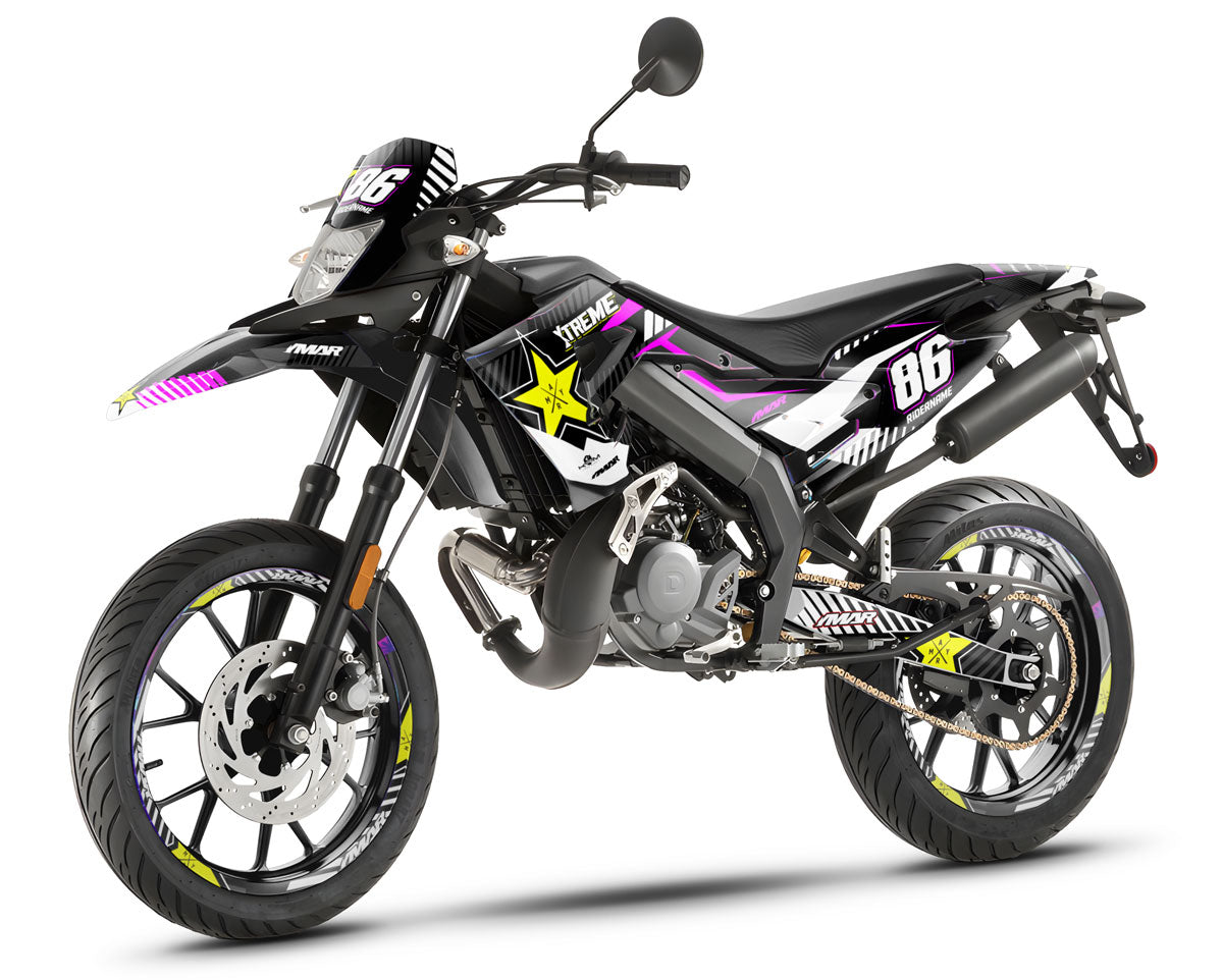 Kit pegatinas 50cc Derbi Senda x-treme 2018-2025 Rockstar