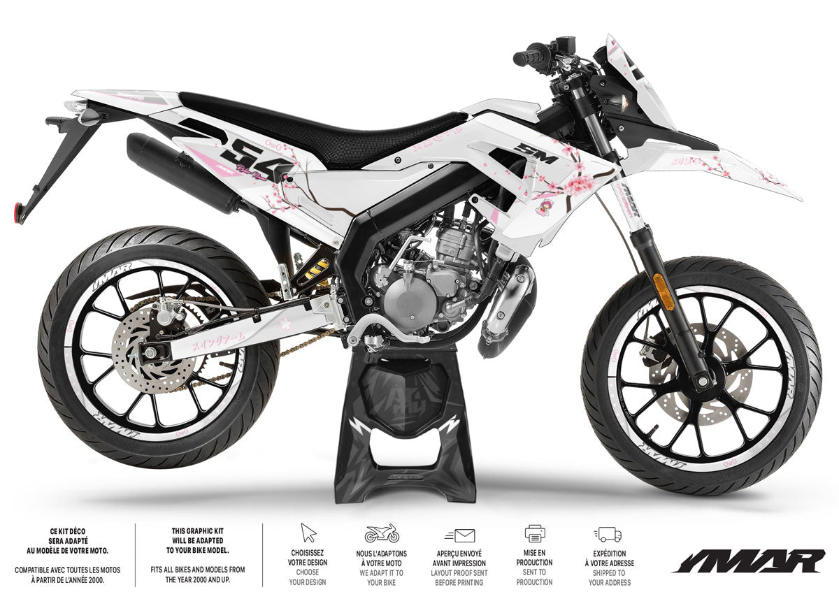 Kit pegatinas 50cc Derbi Senda x-treme 2018-2025 Army Sakura