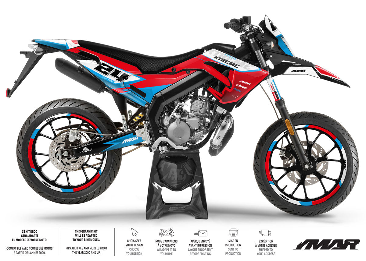 Kit pegatinas 50cc Derbi Senda x-treme 2018-2025 Army Solitude