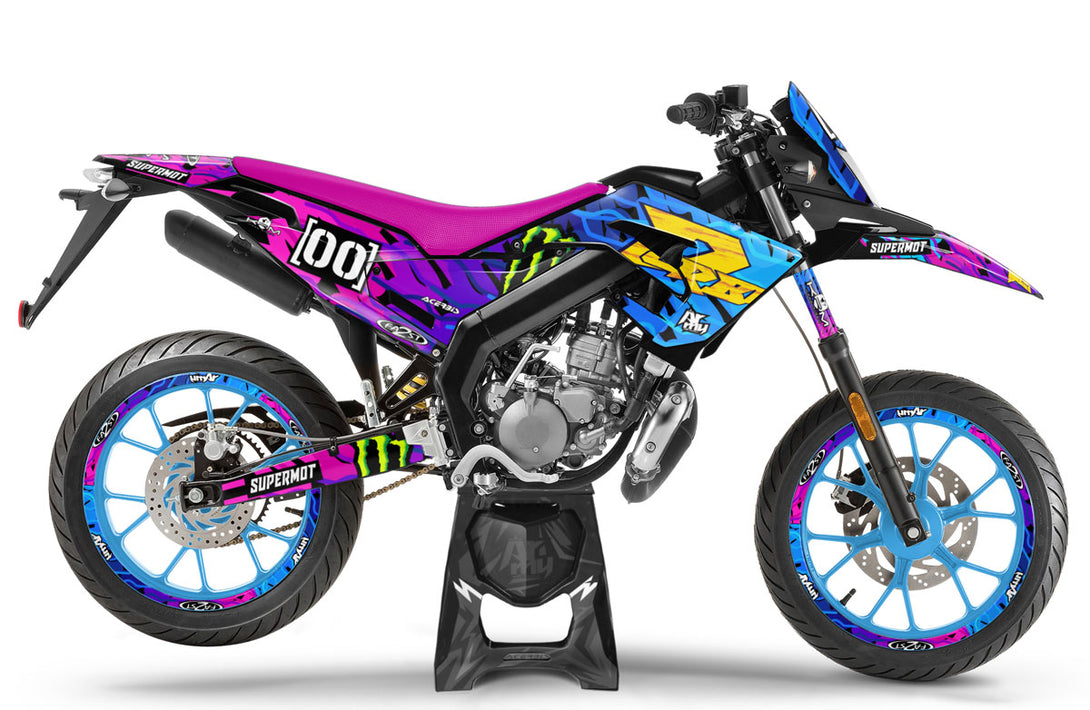 Kit déco 50cc Derbi Senda xtreme SM 2018-2025 Sparkler