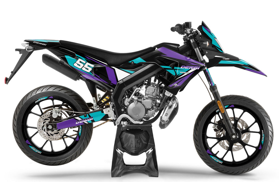 Kit déco 50cc Derbi Senda xtreme SM 2018-2025 Army Stream